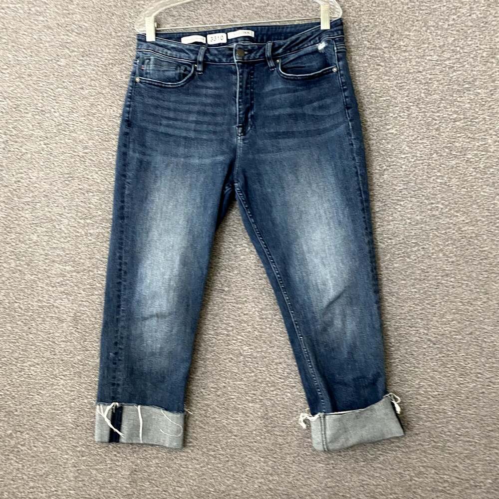 Vigoss Women’s Size 32 Blue Ace Crop Stretch Denim Summer Jeans